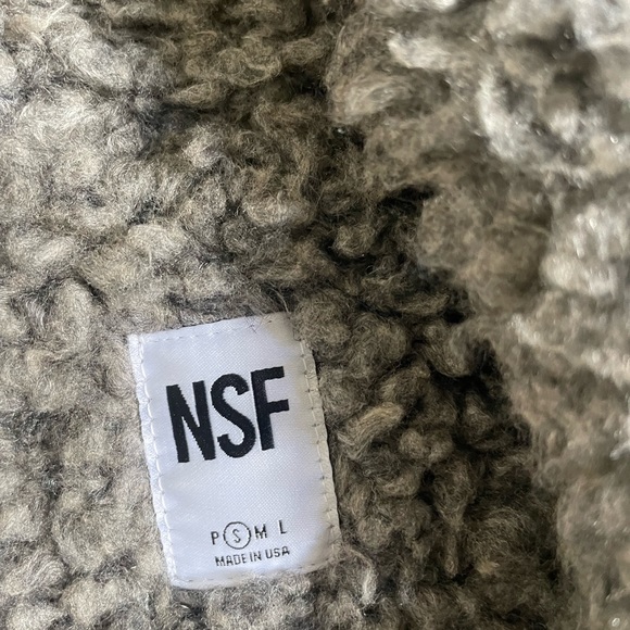 New w/o tags NSF Teddy Jacket - Picture 4 of 6